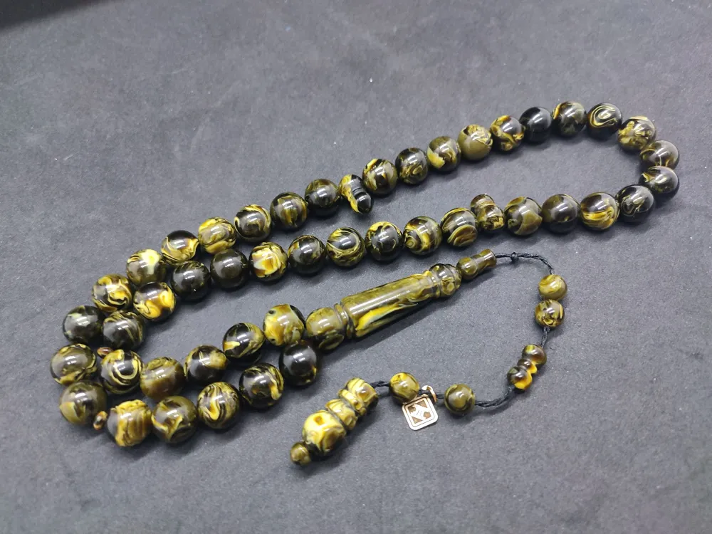 Başka Yerde Yok!Junai̇d Hasan Usta Eseri̇ 45 Habbe İri̇ Boy Eski̇ Obejden Katali̇n küçük resim 3