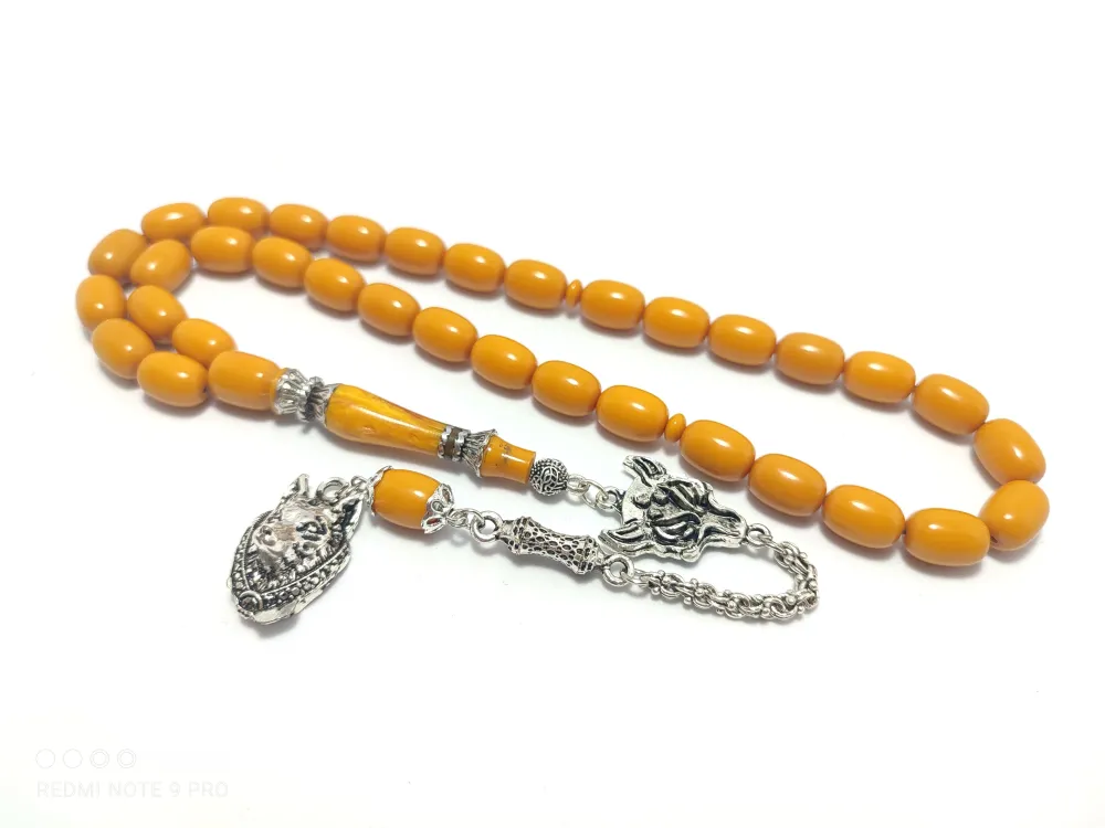 925 Ayar Gümüş Nakkaş İmame  Sıkma Kehri̇bar