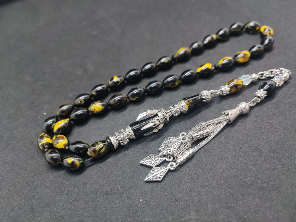 Zeyn Usta Eseri̇ Gümüş Nakkaş İmame Pençe Model Sıkma Kehri̇bar