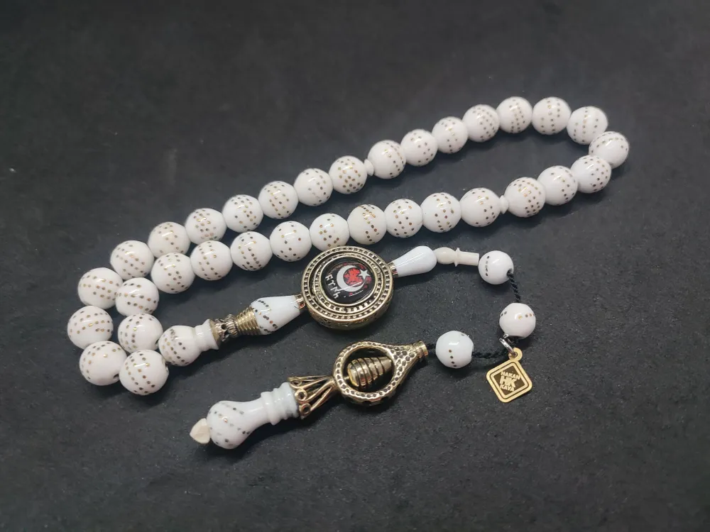 Hakan Kaya Usta  El İşçi̇li̇kli̇ Ağır Gümüş Nakkaşlı İri̇ Boy Çakımlı Deve Kemi̇ği̇