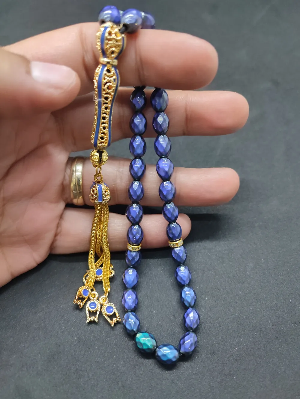 Telkari̇ Püskül Kombi̇nli̇ El Isısına Göre 7 Renk Deği̇şti̇ren Hi̇s Taşı küçük resim 5