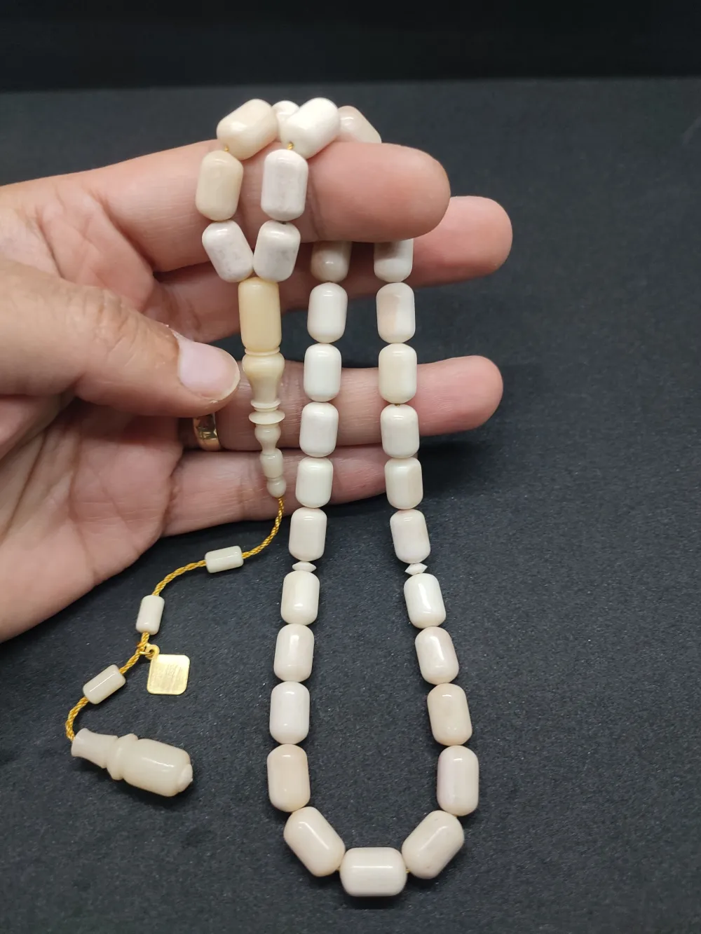 Başka Yerde Yok!!!İskeçeli̇ Cemi̇l Usta Eseri̇ 39.05 Gr. Zürafa Kemi̇ği̇ küçük resim 5