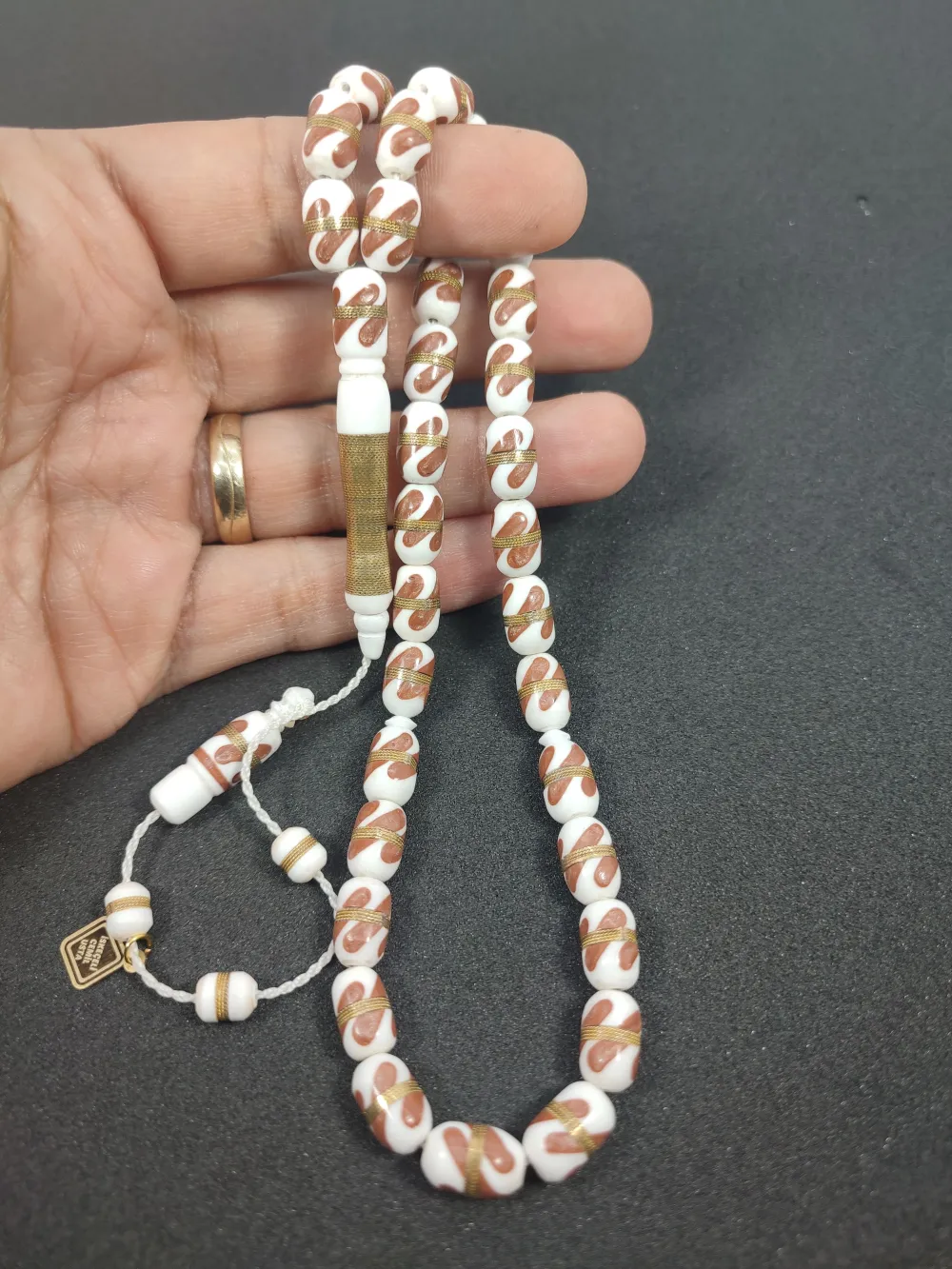 İskeçeli̇ Cemi̇l Usta İşi̇mi̇neli̇ Gümüş Sarmal Deve Kemi̇ği̇ küçük resim 5