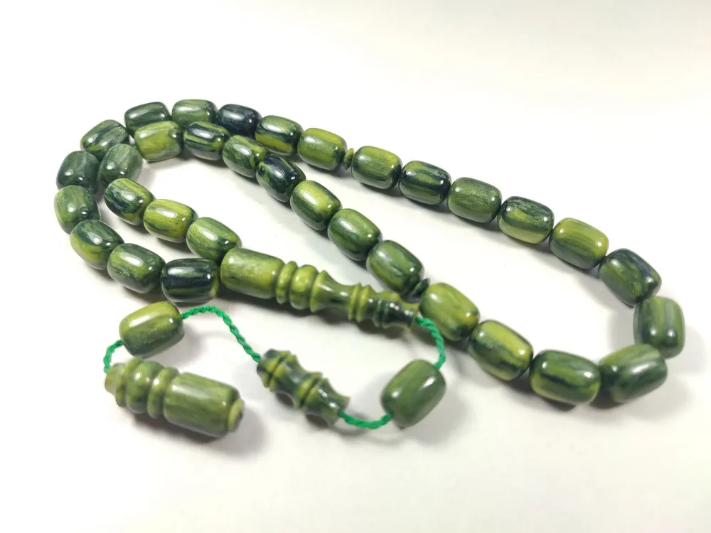 Emi̇na Ri̇şvani̇ Usta İşi̇ İmzalı Multi̇ Color  Sıkma Kehri̇bar küçük resim 3