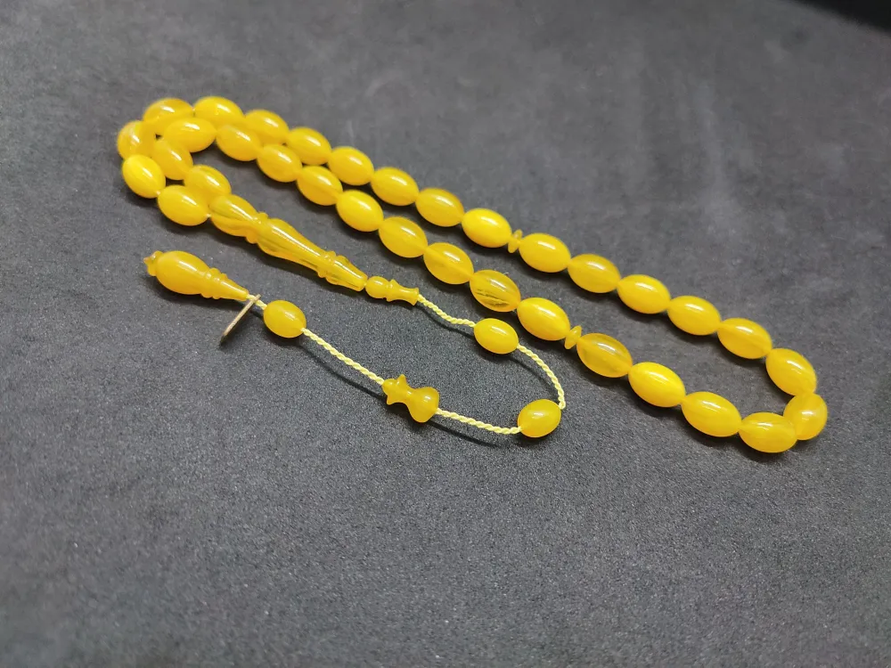 Ali̇ Küçük Usta Eseri̇ Çi̇ft Kat Ci̇lalı Alman Sıkma Kehri̇bar küçük resim 3