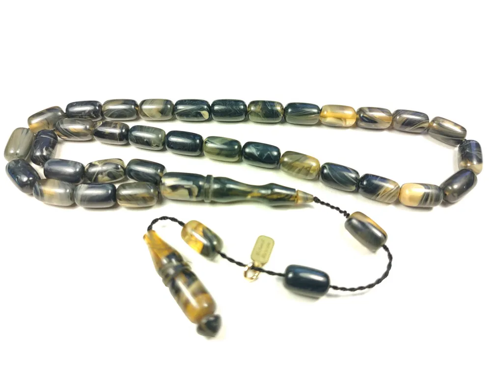 Mehmet Mercan Usta Eseri̇ İmzalı Aykırı Renk Sıkma Kehri̇bar küçük resim 2