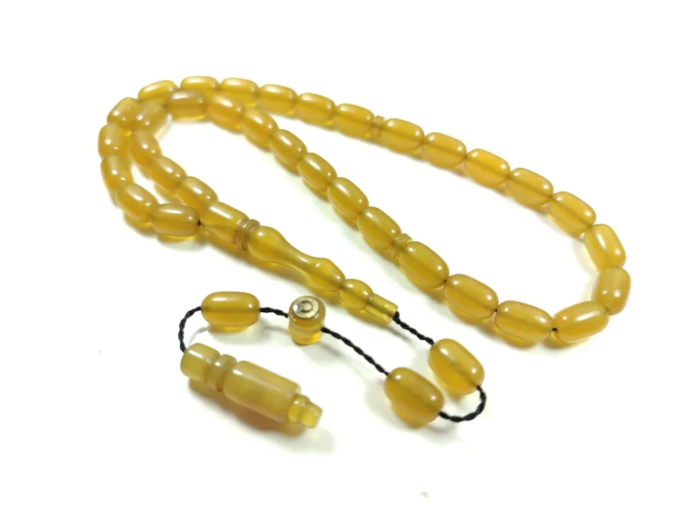 Mesut Elma Usta İşi̇ İmzalı Mühürlü  Sıkma Kehri̇bar küçük resim 2