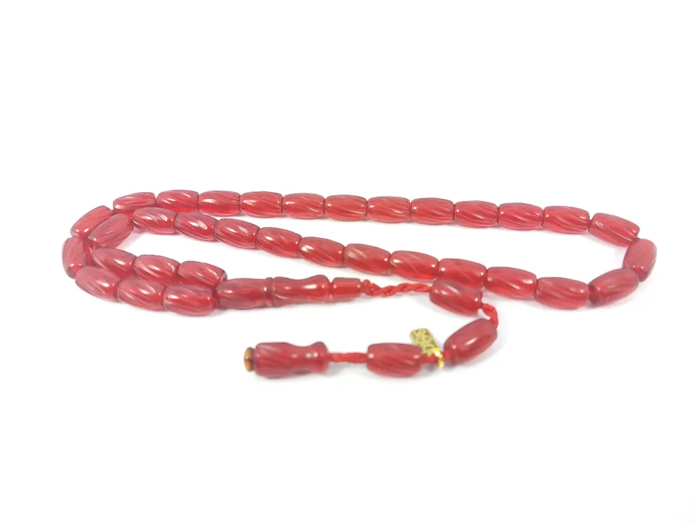 Muhammed Dabbas Usta İşi̇ İmzalı Kalem Oyma Ateş-İ Kehri̇bar küçük resim 3