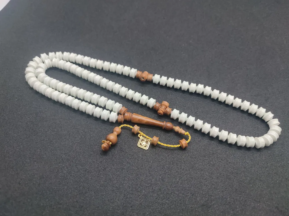 Hakan Kaya Usta Eseri̇ Kuka Kombi̇nli̇ Fransız Galali̇t Namaz Tesbi̇hi̇ küçük resim 3