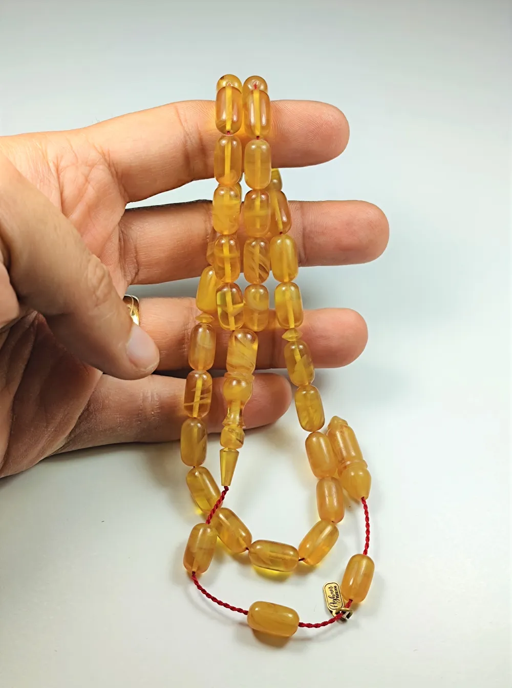 Ayhan Turan Usta İşi̇ İmzalı Mühürlü Sıkma Kehri̇bar küçük resim 5