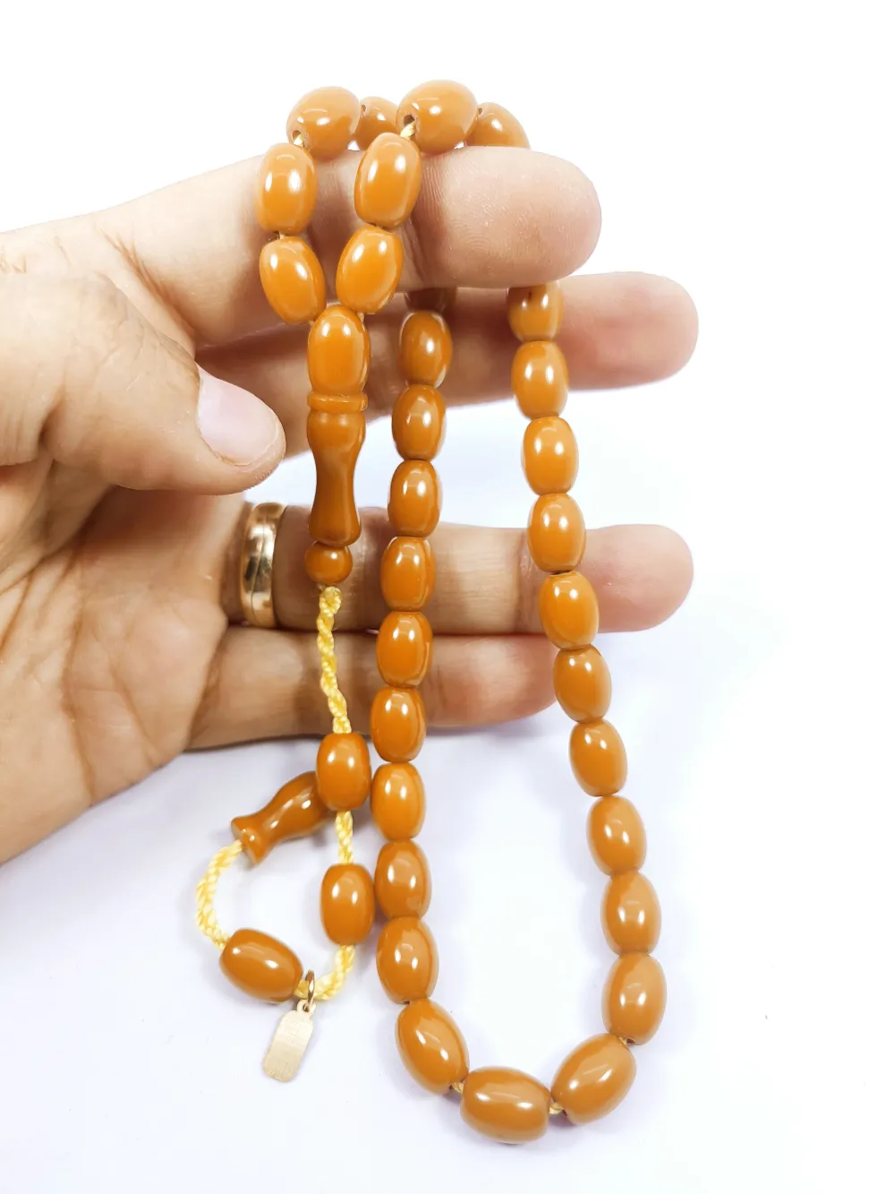 Muhammed Dabbas Usta Eseri̇ Osmanlı Torunu (Osmanlıya En Yakın) Sıkma Kehri̇bar küçük resim 5