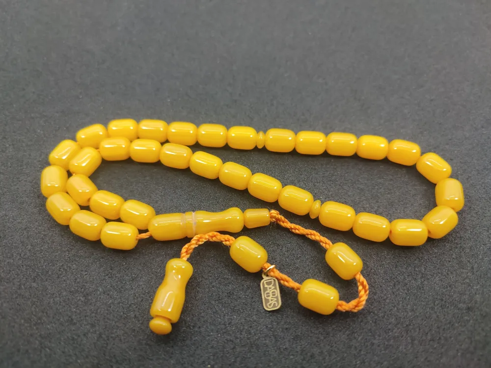 Muhammed Dabbas Usta İşi̇ İmzalı Sıkma Kehri̇bar küçük resim 3