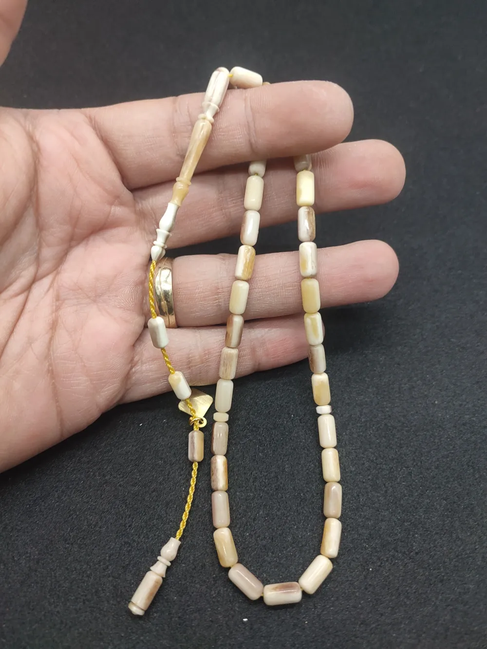 İskeçeli̇ Cemi̇l Usta İşi̇ 11.48 Gr Kendi̇ne Has Dokusu Ve Kokulu Deve Kuşu Kemi̇ği̇ küçük resim 5