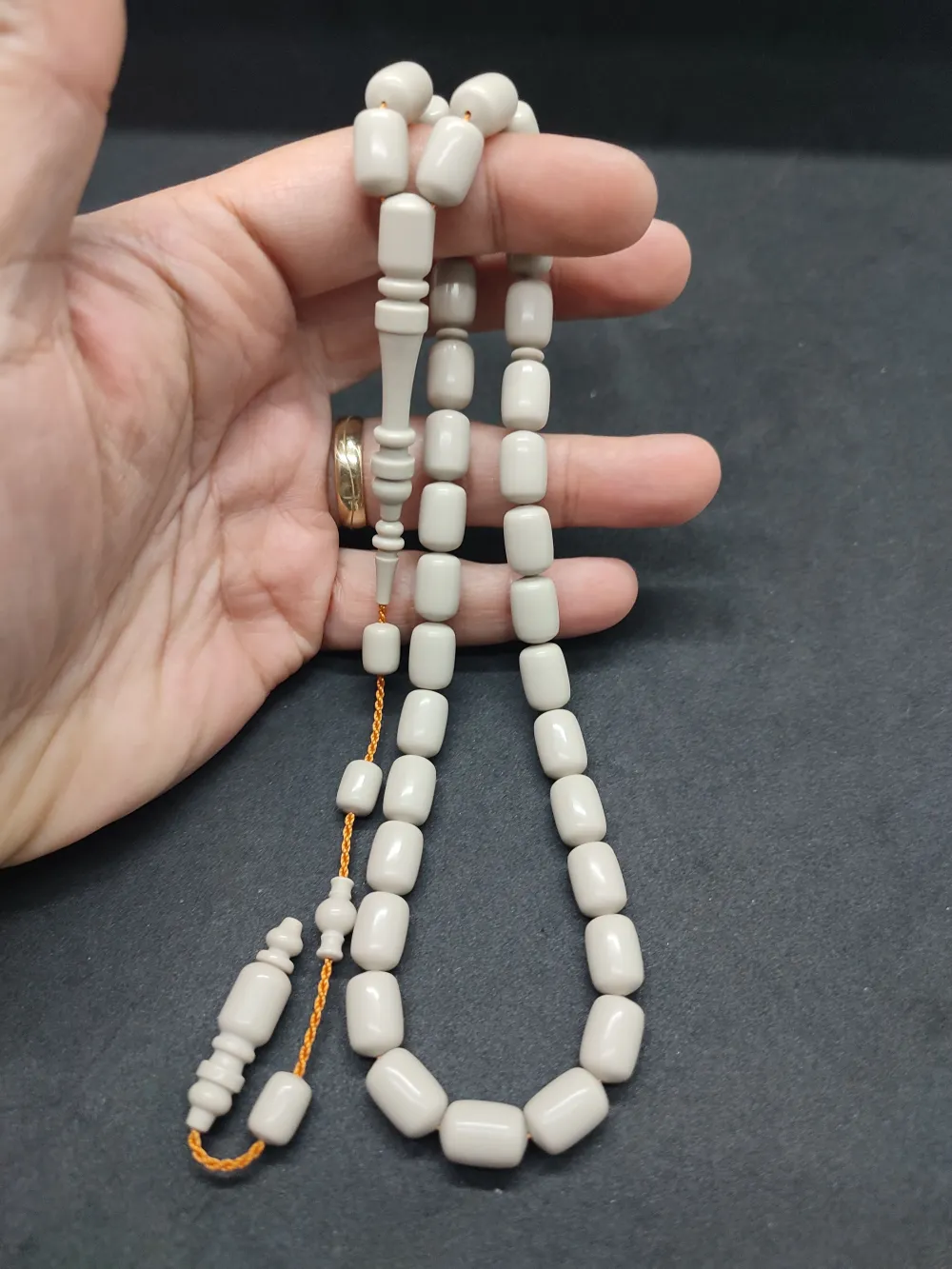 Yusuf Erden Usta İşi̇ İmzalı Halkalı İmame Cori̇an Mermer küçük resim 5