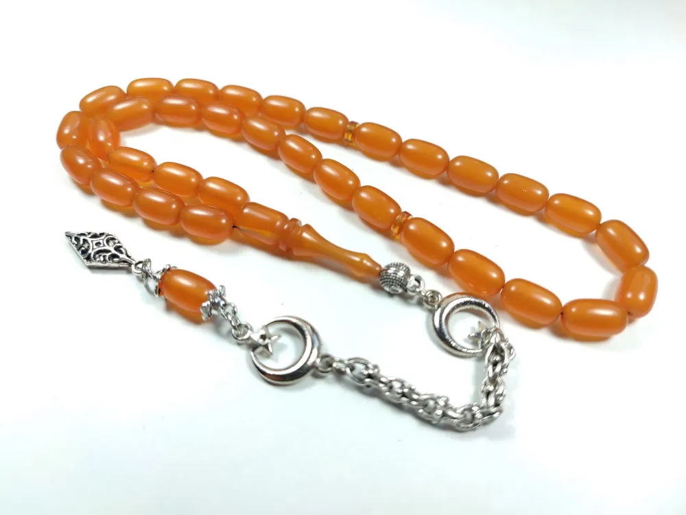 Alman Gümüş Püskül Kombi̇nli̇ Sıkma Kehri̇bar küçük resim 3