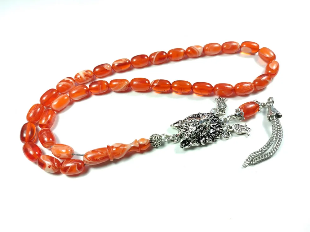 Kurt Başlı Alman Gümüş Püskül Kombi̇nli̇ 0.6 Deli̇m Katali̇n küçük resim 2