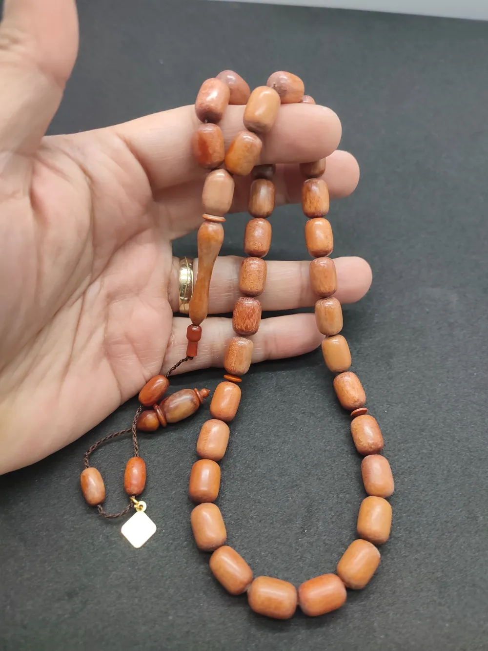 Hakan Kaya Uysa Eseri̇ Gergedan Ağaç Fosi̇li̇ 32 Gr. küçük resim 4