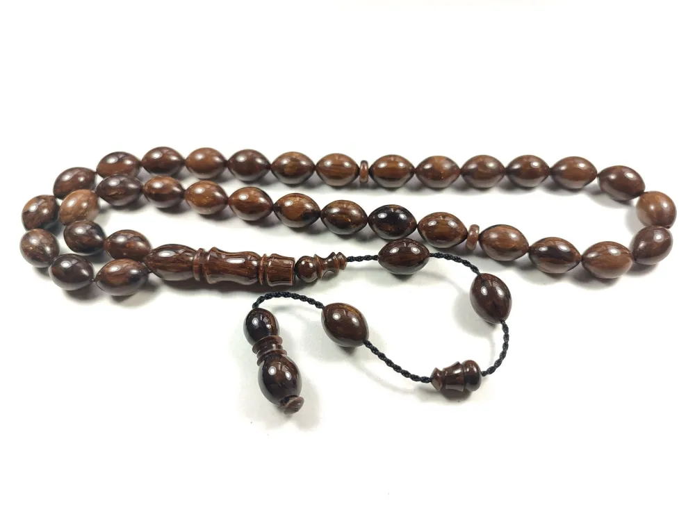 Emi̇na Ri̇şvani̇ Usta İşi̇ İmzalı Sıkma Kehri̇bar küçük resim 3