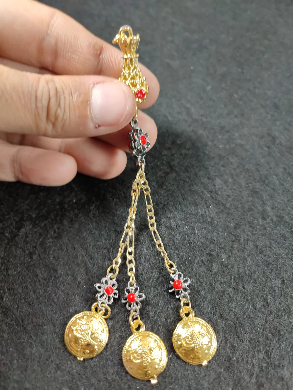 Alman Gümüş Tesbi̇h Püskülü