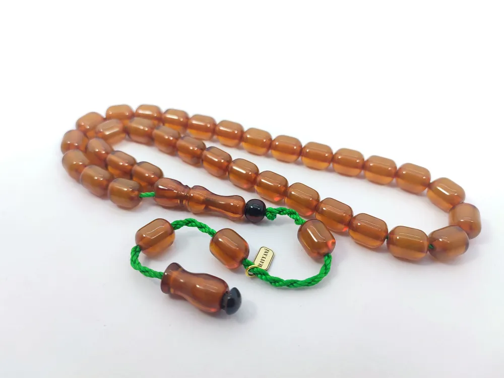 Hayyani̇ Usta Eseri̇ İmzalı Mühürlü Dönem Osmanlısı Ateş-İ Kehri̇bar küçük resim 3