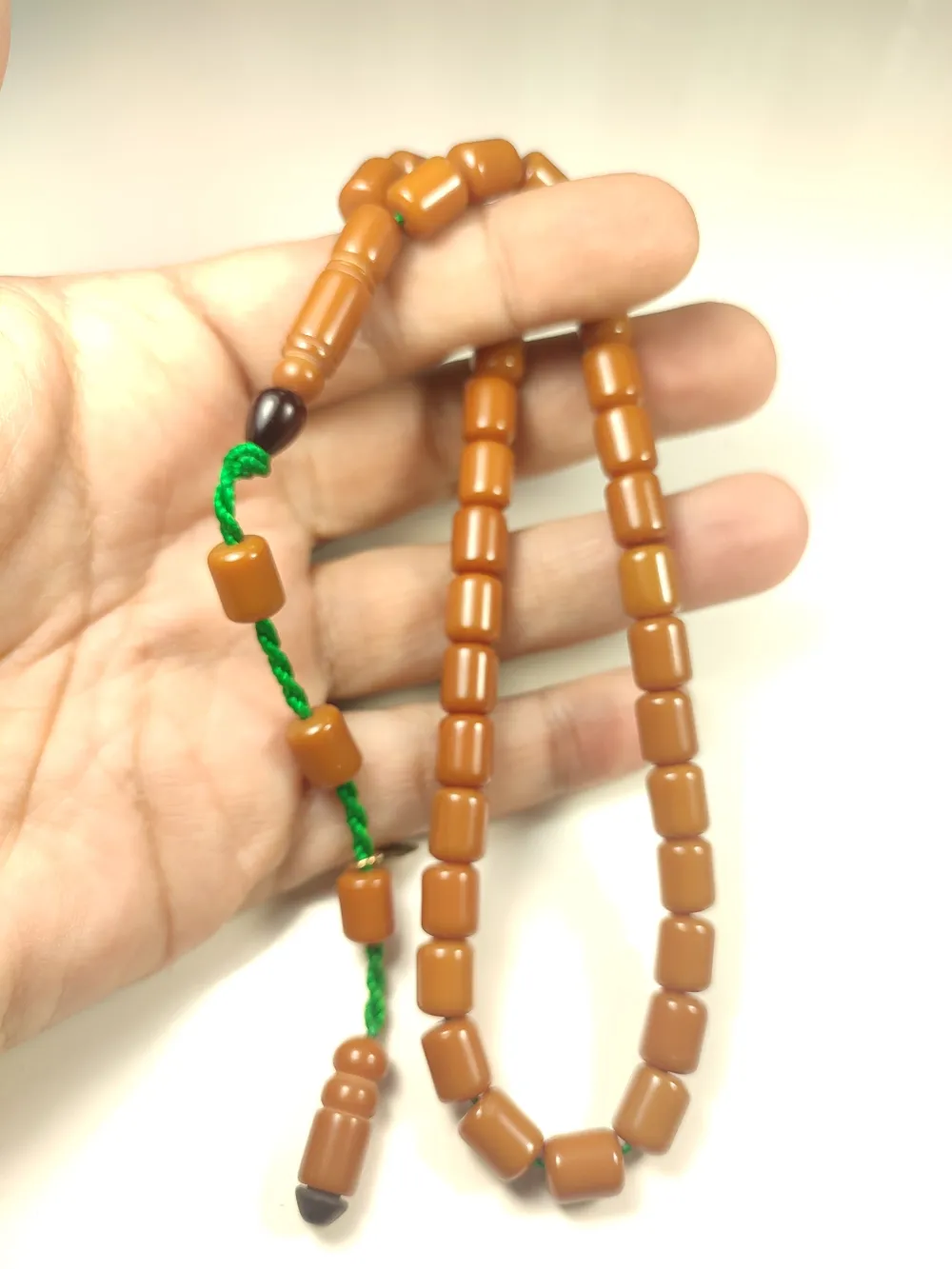 Muhammed Dabbas Usta İşi̇ İmzalı Sıkma Kehri̇bar küçük resim 5