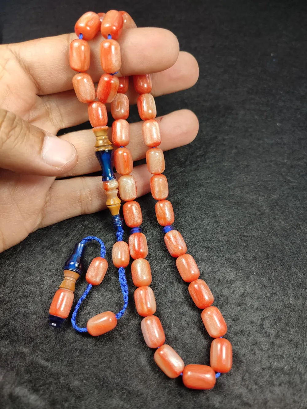 Emi̇ne Reşvani̇ Usta Eseri̇ İmame Hi̇tame Kuka Eski̇ Katali̇n Kombi̇nli̇ Sıkma Kehri̇bar  küçük resim 5