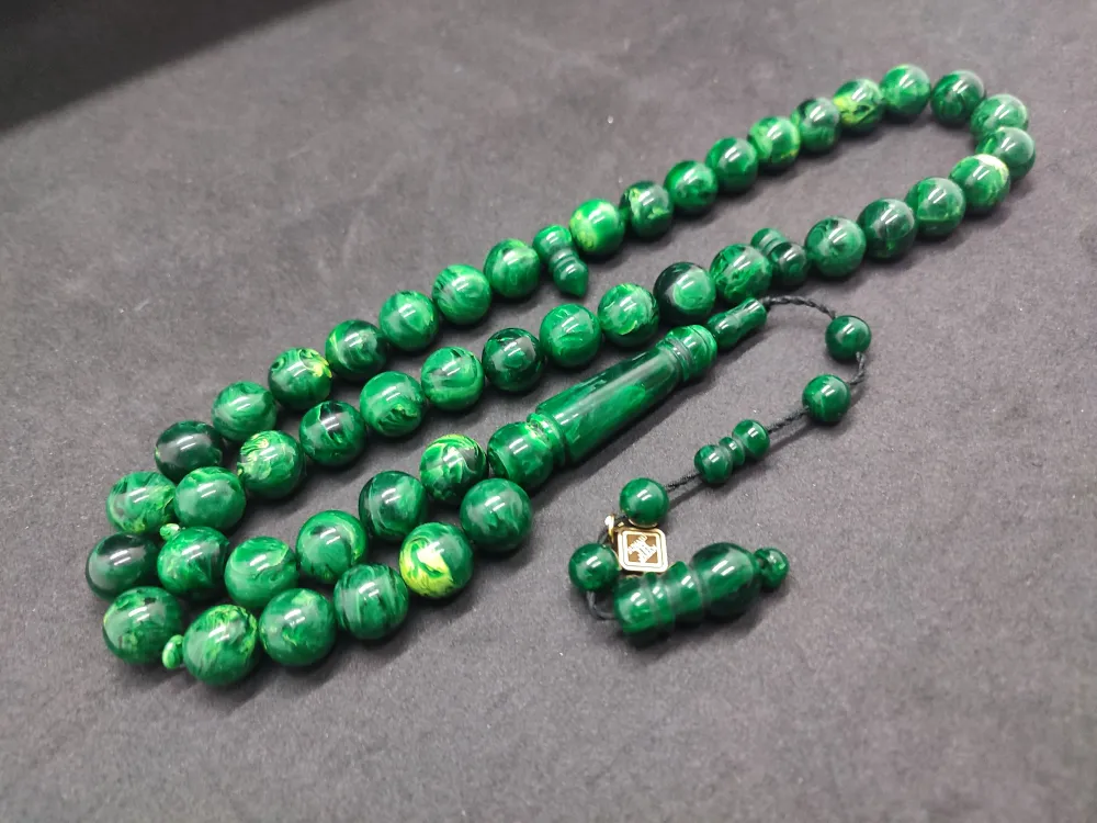 Başka Yerde Yok!Junai̇d Hasan Usta Eseri̇ 45 Habbe İri̇ Boy Eski̇ Obejden Katali̇n küçük resim 2