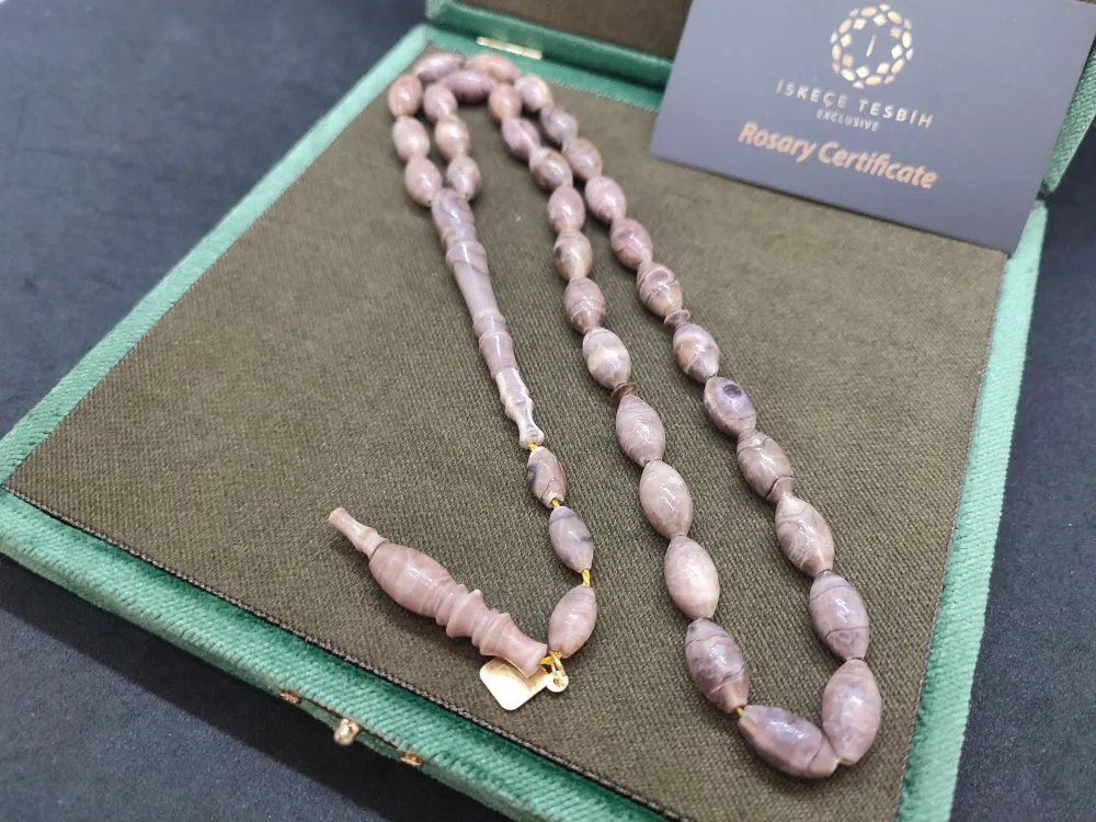 Başka Yerde Yok!İskeçeli̇ Cemi̇l Usta Eseri̇ Vıp Kutulu 19 Gr. Kızıl Mercan küçük resim 3