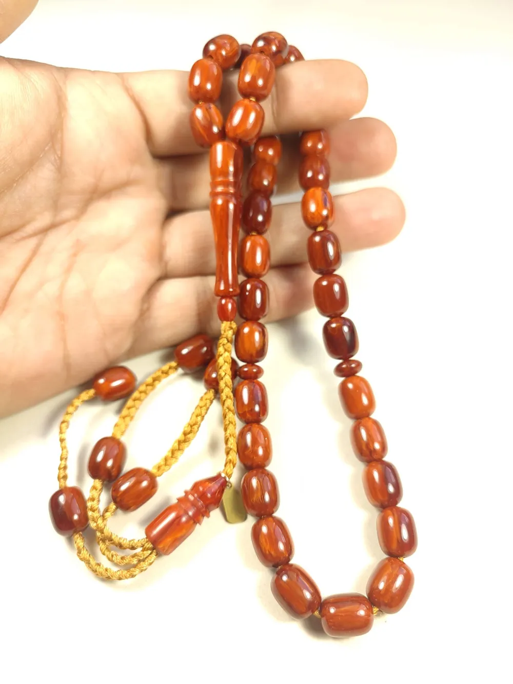 Mehmet Mercan Usta İmzalı Zaza  Model Sıkma Kehri̇bar küçük resim 4