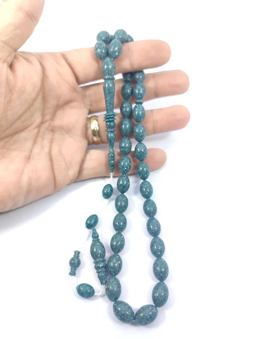 Yusuf Erden Usta İşi̇ İmzalı Halkalı İmame Cori̇an Mermer küçük resim 4