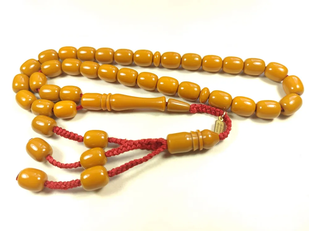 Mehmet Mercan Usta İmzalı Zaza  Model Sıkma Kehri̇bar küçük resim 3