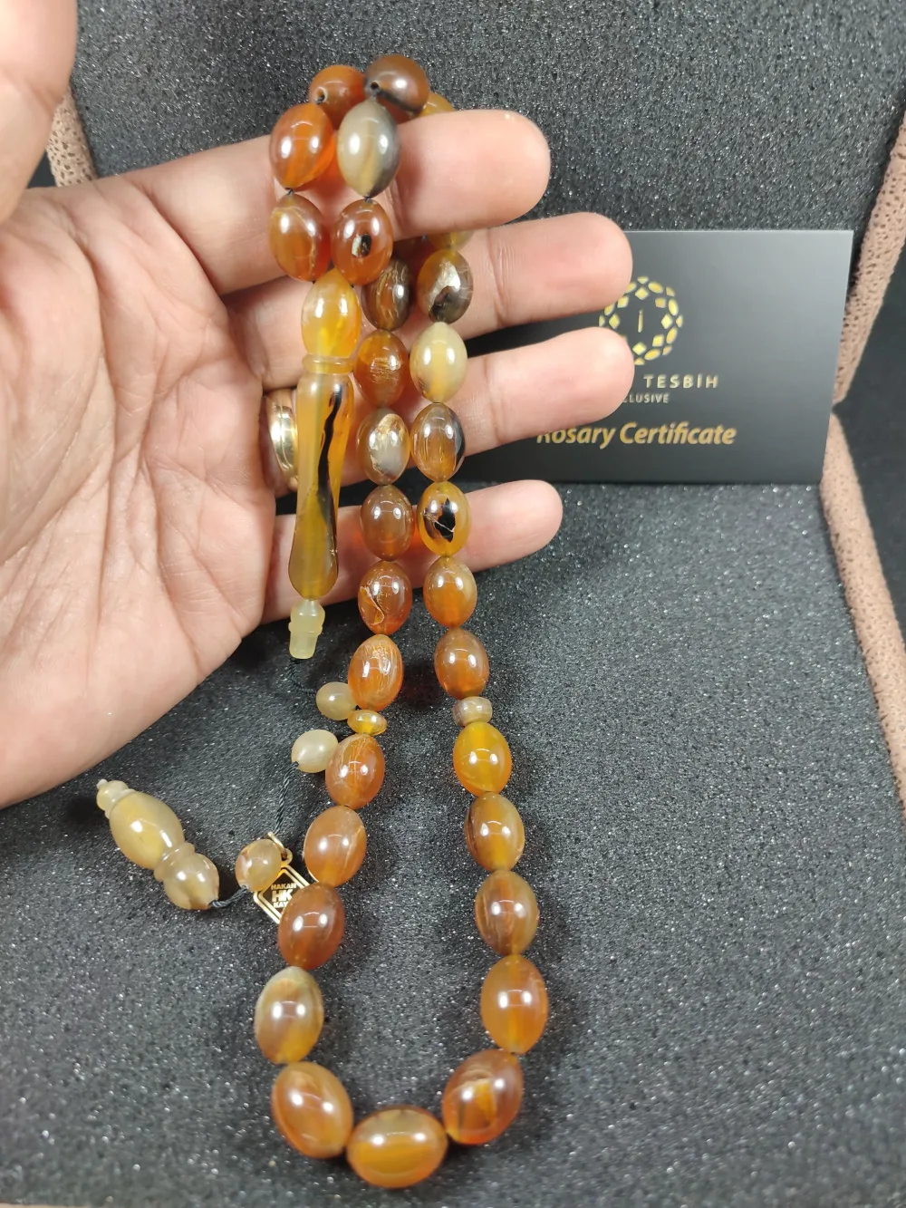 Vıp Kutulu 38 Gr Hakan Kaya Usta Eseri̇ Nadi̇r Tür  Gergedan Boynuzu küçük resim 5