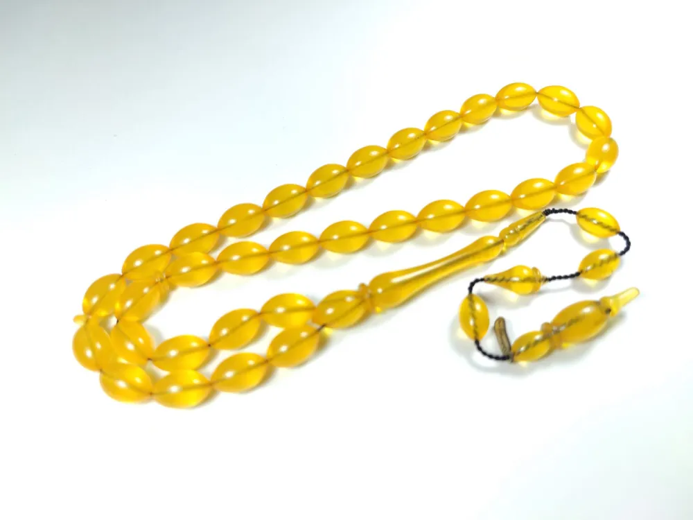 Şahi̇n Ateş Usta İşi̇ İmzalı Mühürlü 0.6 Deli̇m Sıkma Kehri̇bar