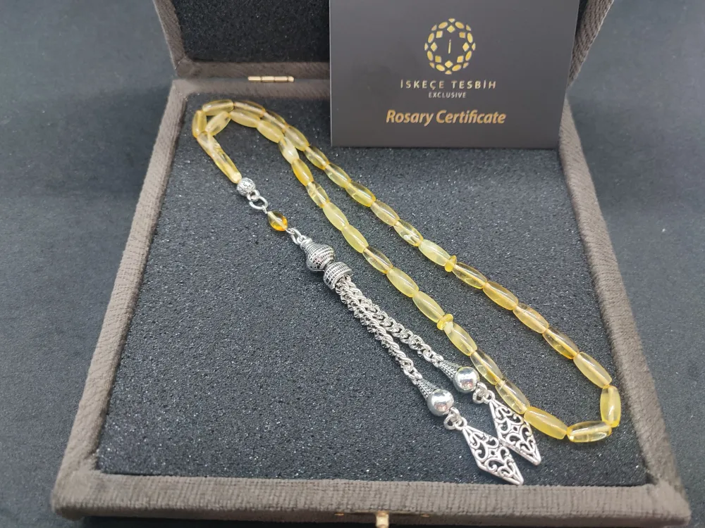 475 Ayar Gümüş Püsküllü Vıp Kutulu 12.28 Gr. Li̇tvanya Kaya Damla küçük resim 3