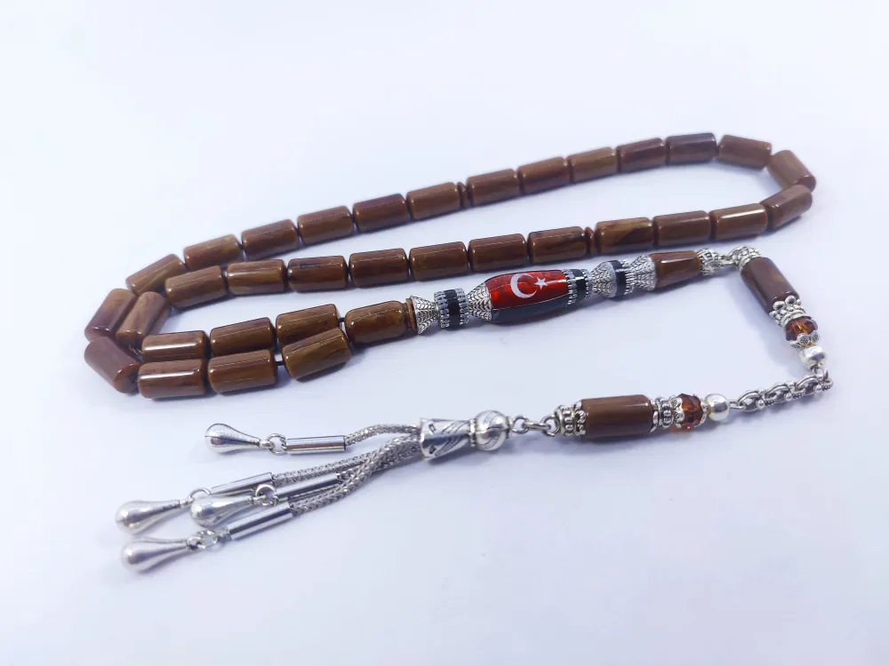 Şevket Alkan Usta Eseri̇ Gümüş Nakkaşlı Fransız Galali̇t küçük resim 2