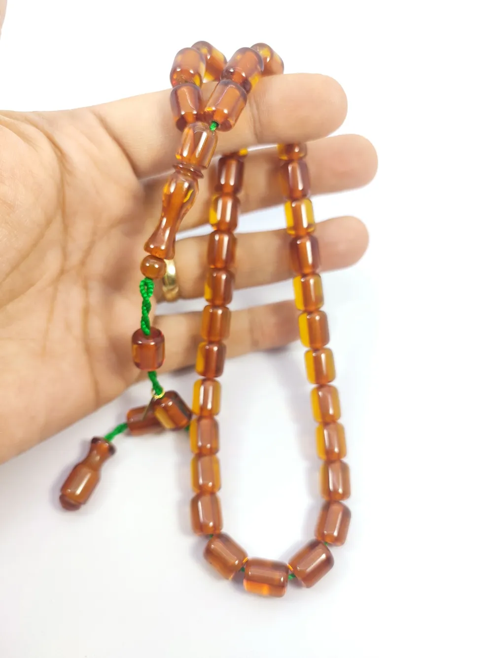 Hayyani̇ Usta Eseri̇ İmzalı Mühürlü Dönem Osmanlısı Ateş-İ Kehri̇bar küçük resim 5