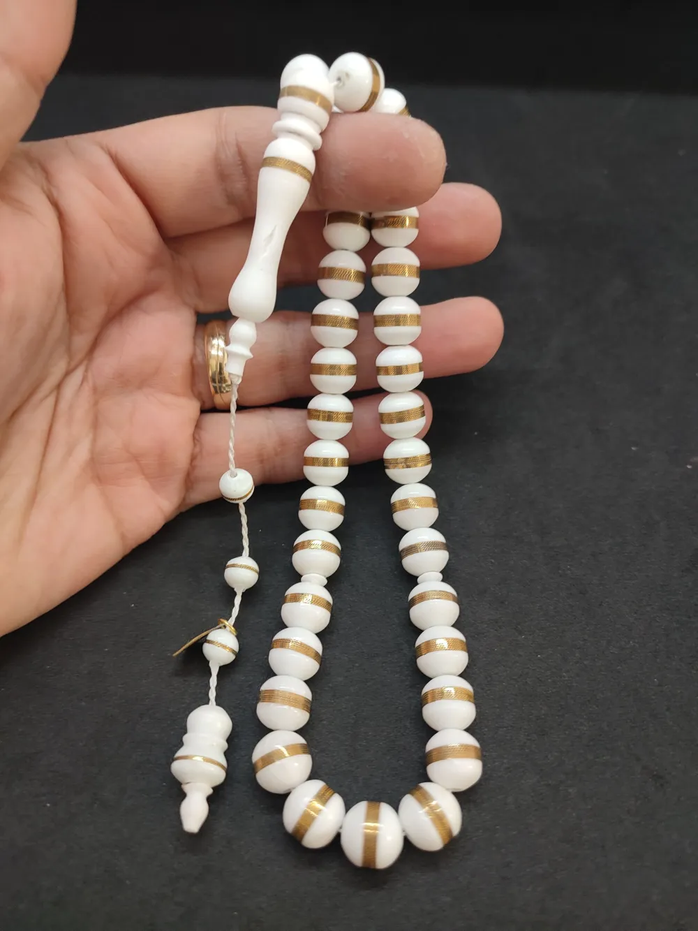 Hakan Kaya Usta Eseri̇ Bronz Sarmal Çi̇ft Kat Ci̇lalı Deve Kemi̇ği̇ küçük resim 4