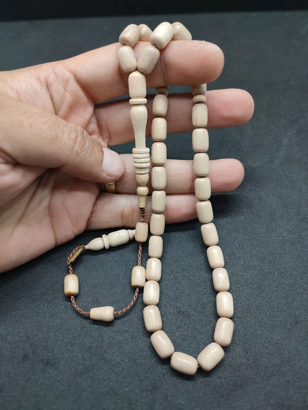 İsmai̇l Erol Usta İşi̇ İmzalı Halkalı İmame Naturel Fi̇ldi̇şi̇ Ağacı küçük resim 5