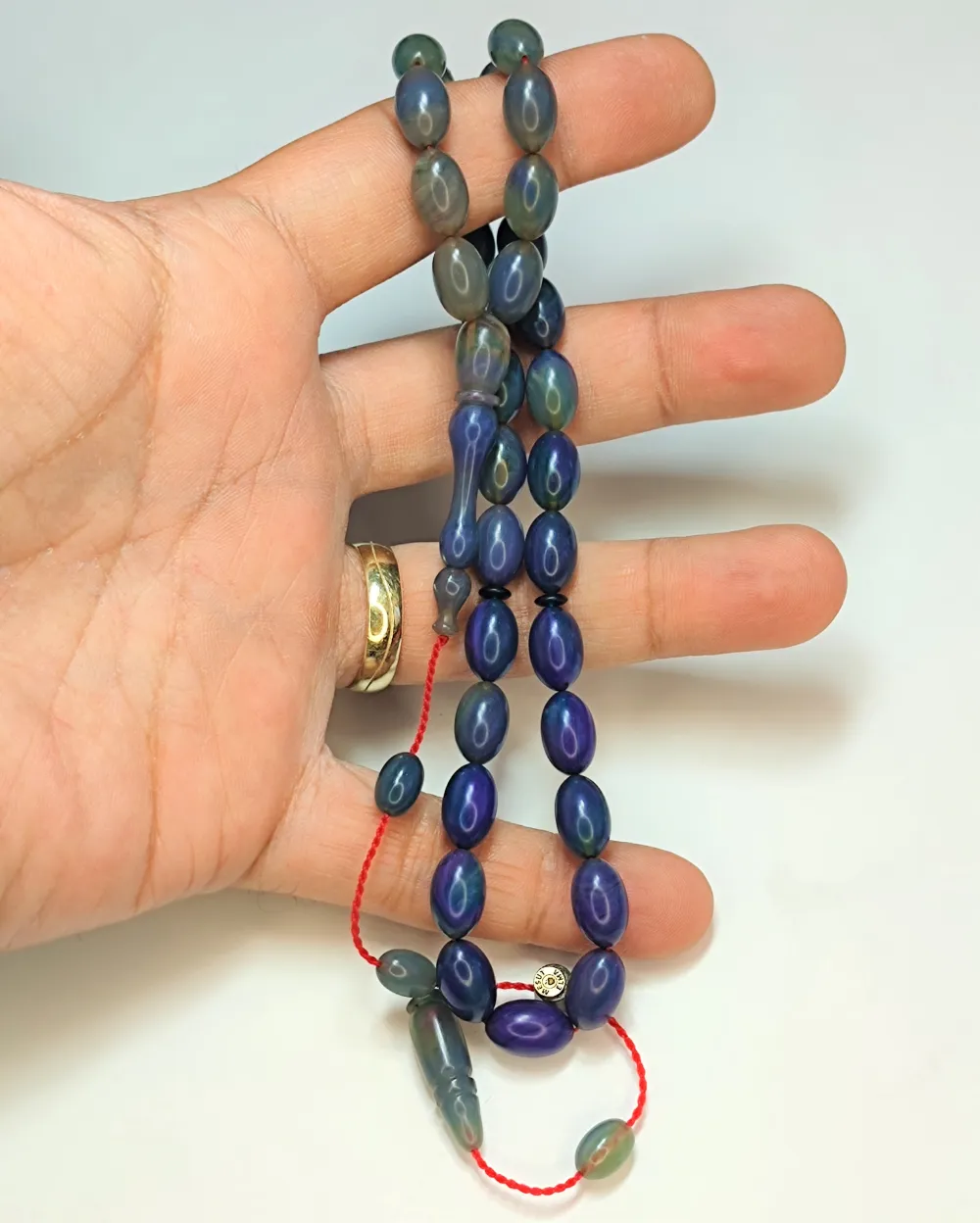 Mesut Elma Usta İşi̇ İmzalı Mühürlü  Sıkma Kehri̇bar