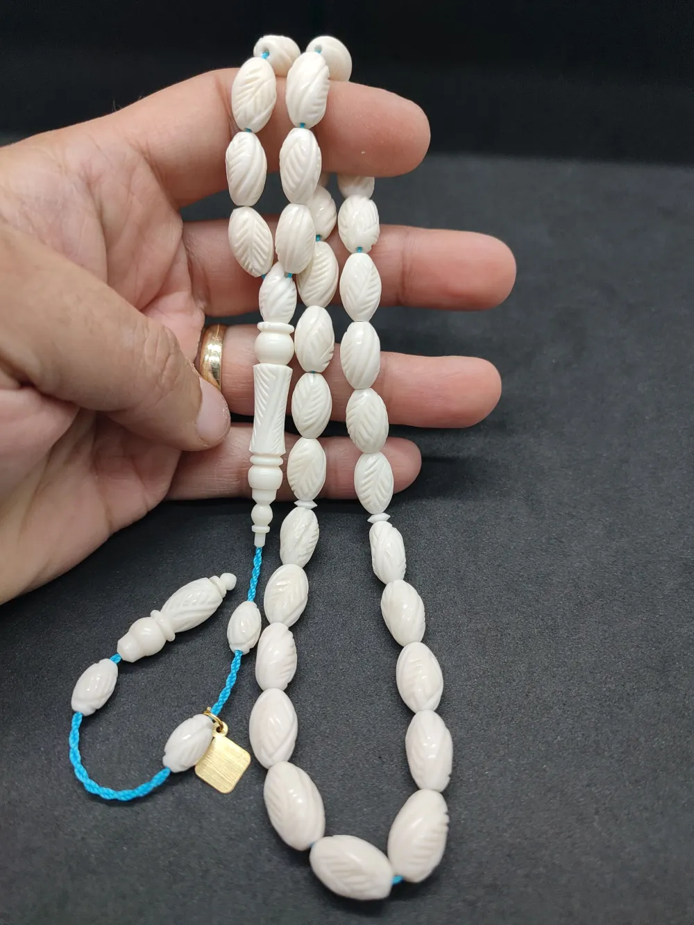 Hali̇l Hi̇lmi̇ Usta Eseri̇ Full Kalem Oymai̇ri̇ Boy  Deve Kemi̇ği̇ küçük resim 4