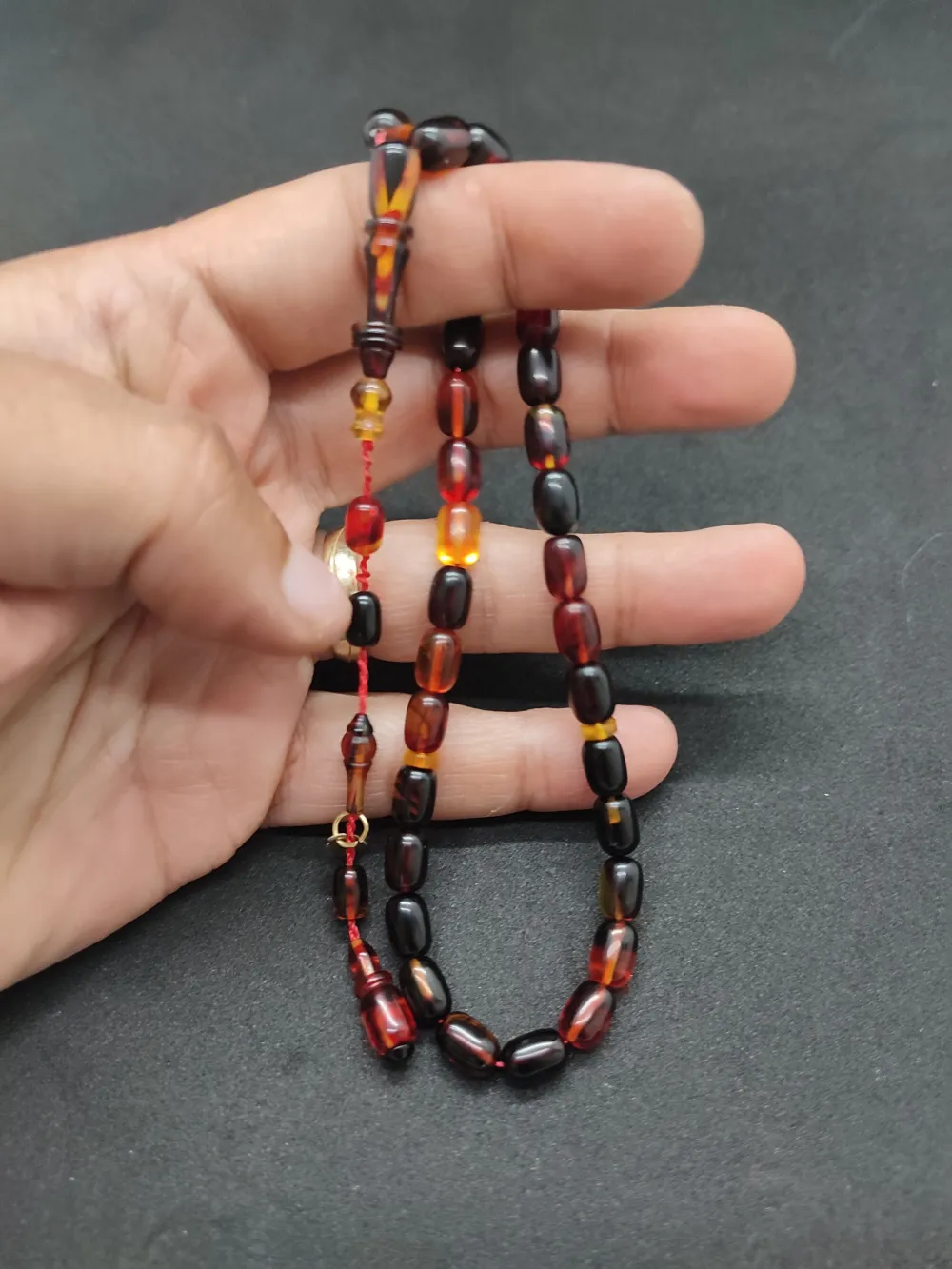 Furkan Gül Usta Eseri̇ El Boy İmame Halkalı Ateş-İ Kehri̇bar küçük resim 3