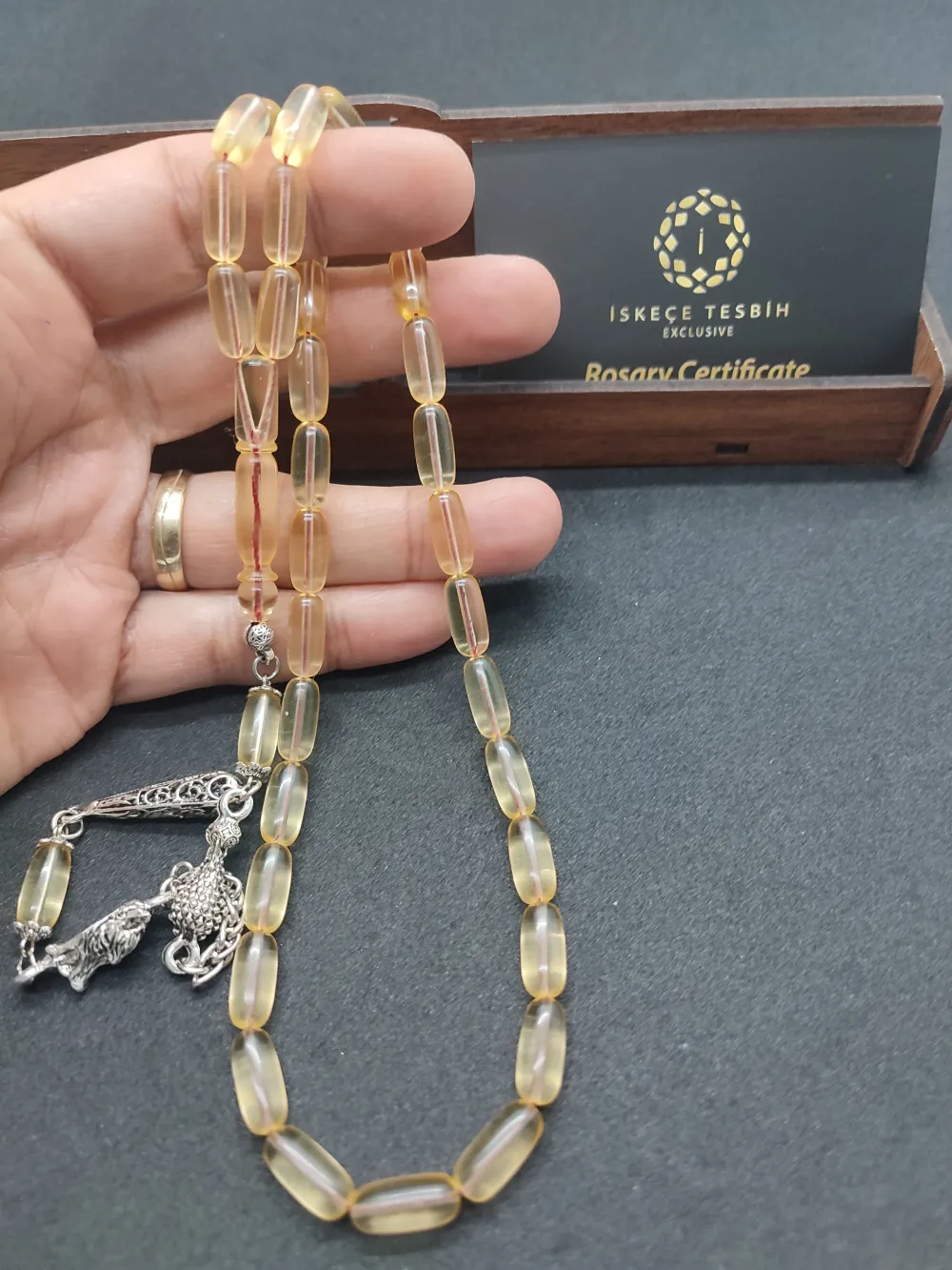 Kaçkar Usta Eseri̇ 17.05 Gr 475 Ayar 9.98 Gr.  Gümüş Püsküllü Ukrayna Kaya Damla küçük resim 4