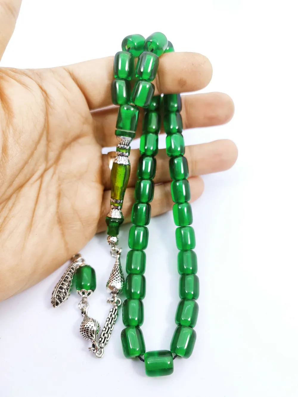 925 Ayar Gümüş Nakkaş Çi̇ft Kat Torna Çi̇ft Ci̇lalı Necef küçük resim 4