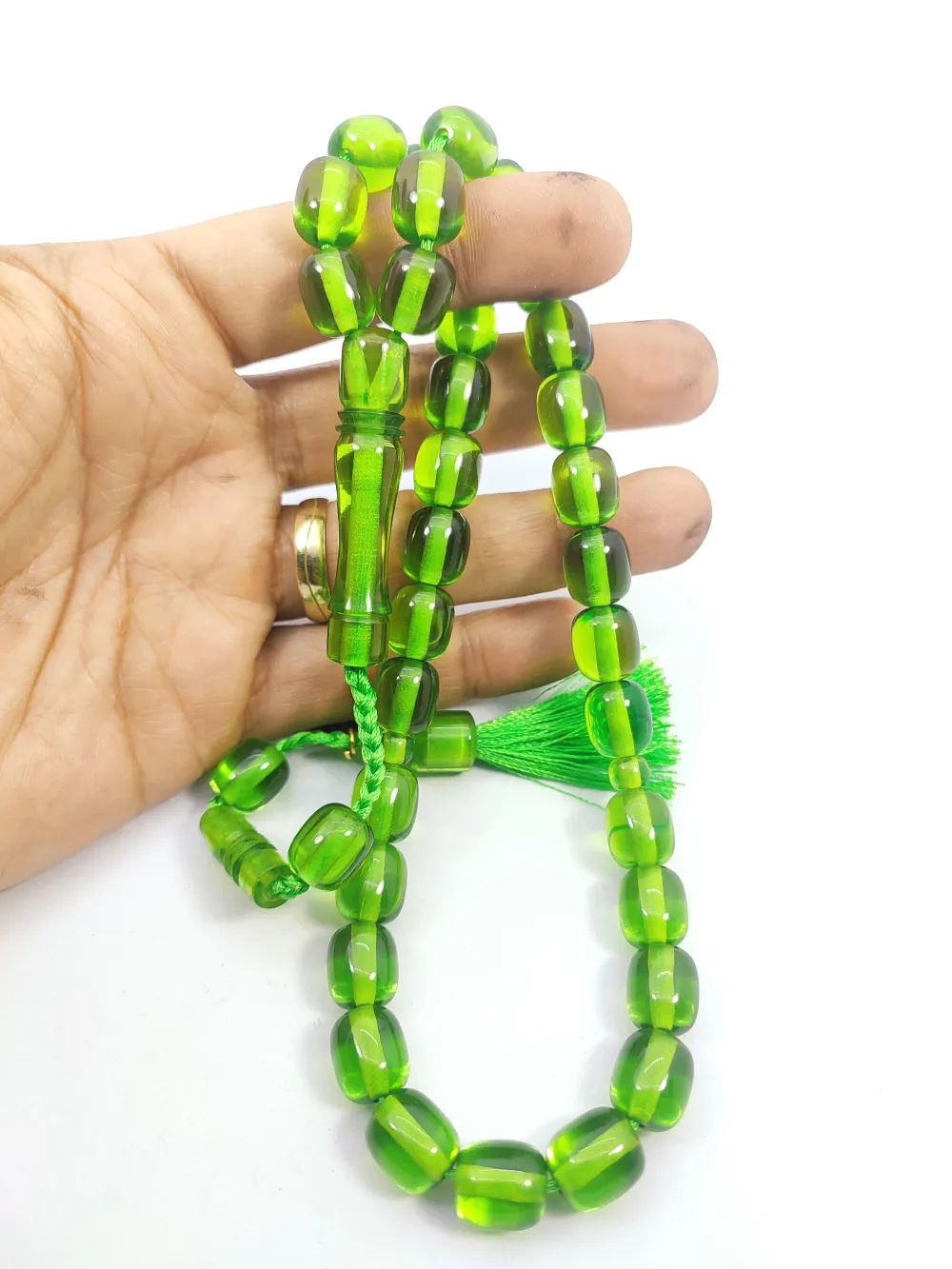 Junai̇d Hasan Usta Eseri̇ Eski̇ Usul 12 Kat İpe Di̇zi̇li̇ Çi̇ft Zımpara Ci̇ft Ci̇la Necef küçük resim 4