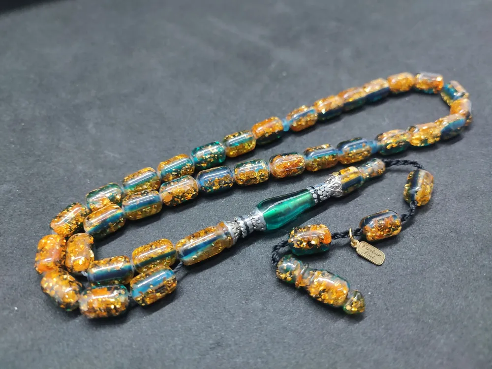 Furkan Gül Usta Eseri̇ Gümüş Nakkaş Altın Varaklı  Ateş-İ Kehri̇bar