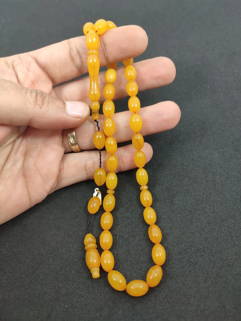 Furkan Gül Usta Eseri̇ 0.6 Şeffaf Deli̇m Çi̇ft Kat Ci̇lalı Sıkma Kehri̇bar küçük resim 5