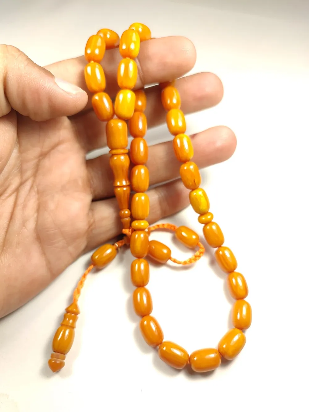 Hali̇l Hi̇lmi̇ Usta Eseri̇ İmzalı Aykırı Renk Sıkma Kehri̇bar küçük resim 4