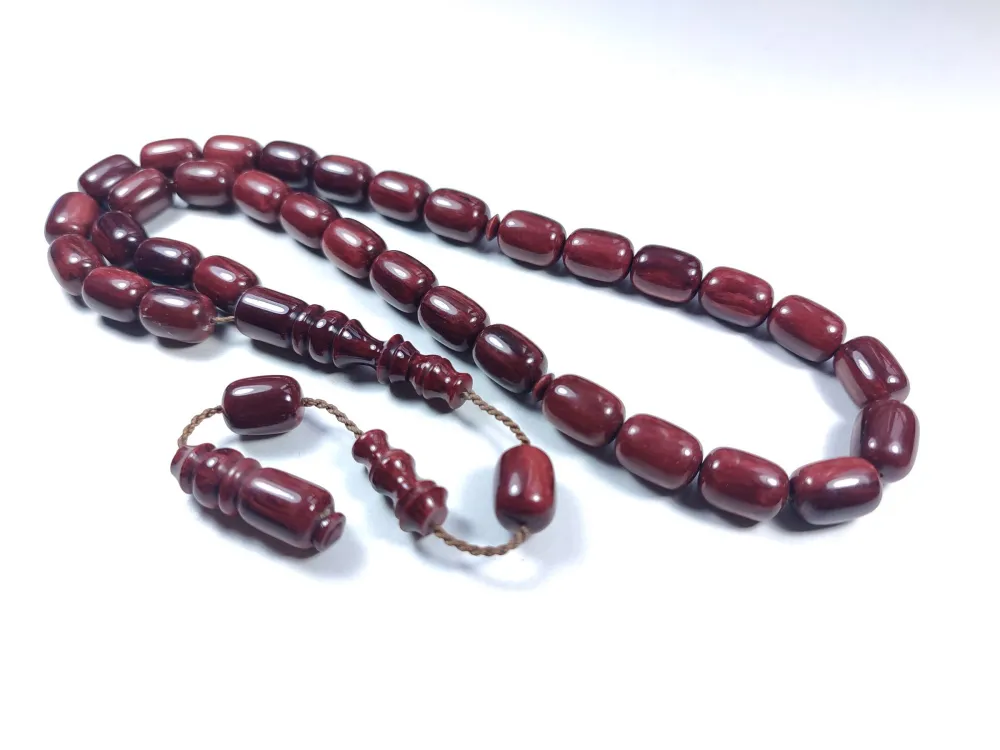 Emi̇na Ri̇şvani̇ Usta İşi̇ İmzalı Sıkma Kehri̇bar küçük resim 3