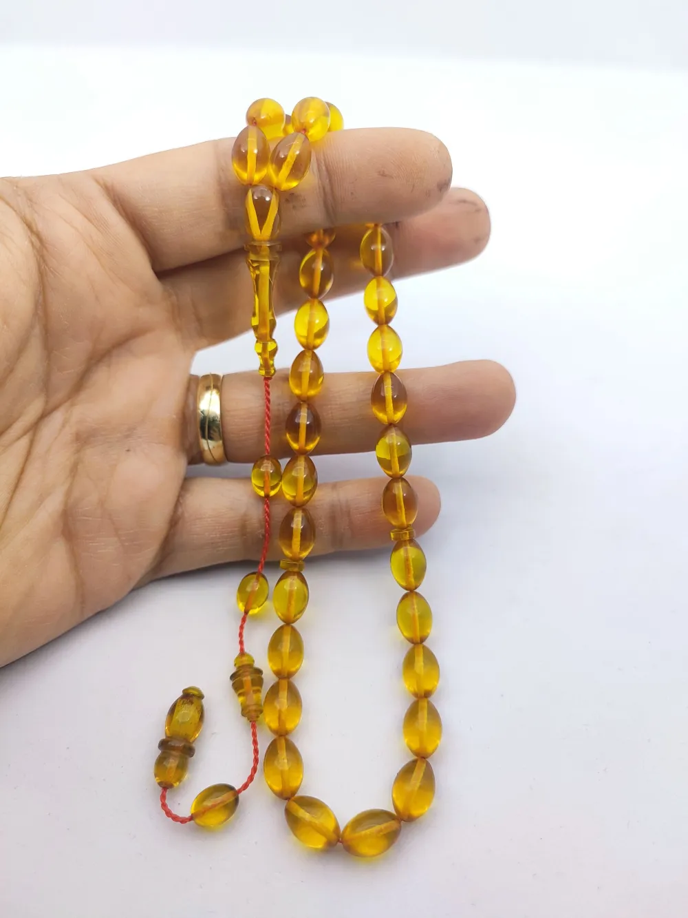 Ahmet Eryılmaz Usta Eseri̇ 0.6 Deli̇m Çi̇ft Ci̇lalı Alman Zar  Kehri̇bar küçük resim 4