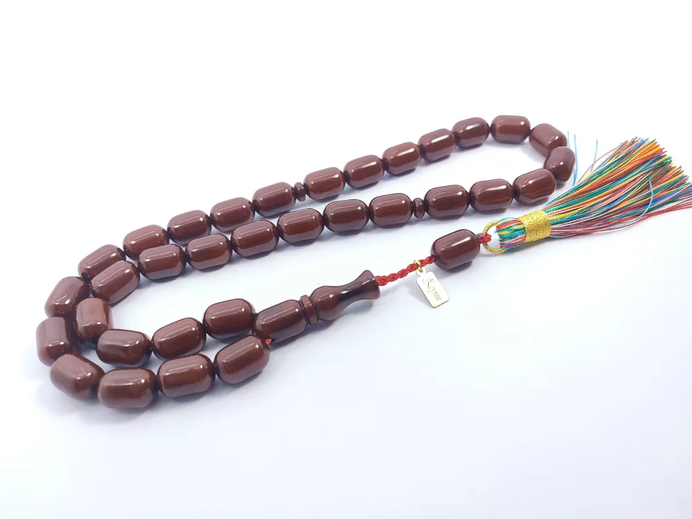 Ebu Zeyn Usta Eseri̇ İmzalı İri̇ Boy Sıkma Kehri̇bar